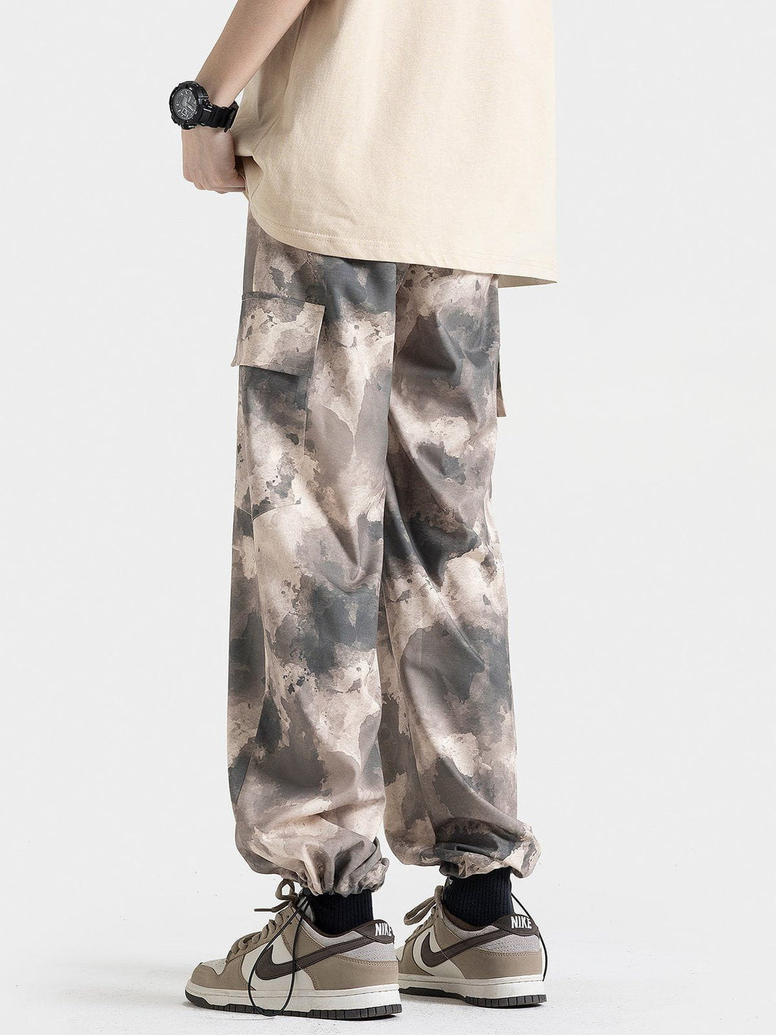 Helmiss - Printing Multi-Pocke Pants- Streetwear Fashion - helmiss.com