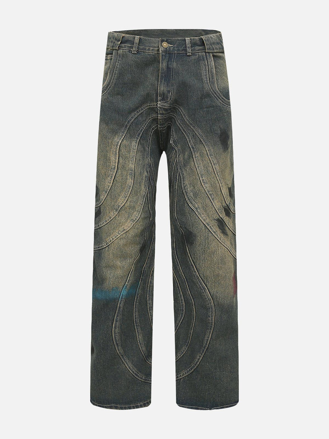 Helmiss - Quilting Jeans- Streetwear Fashion - helmiss.com