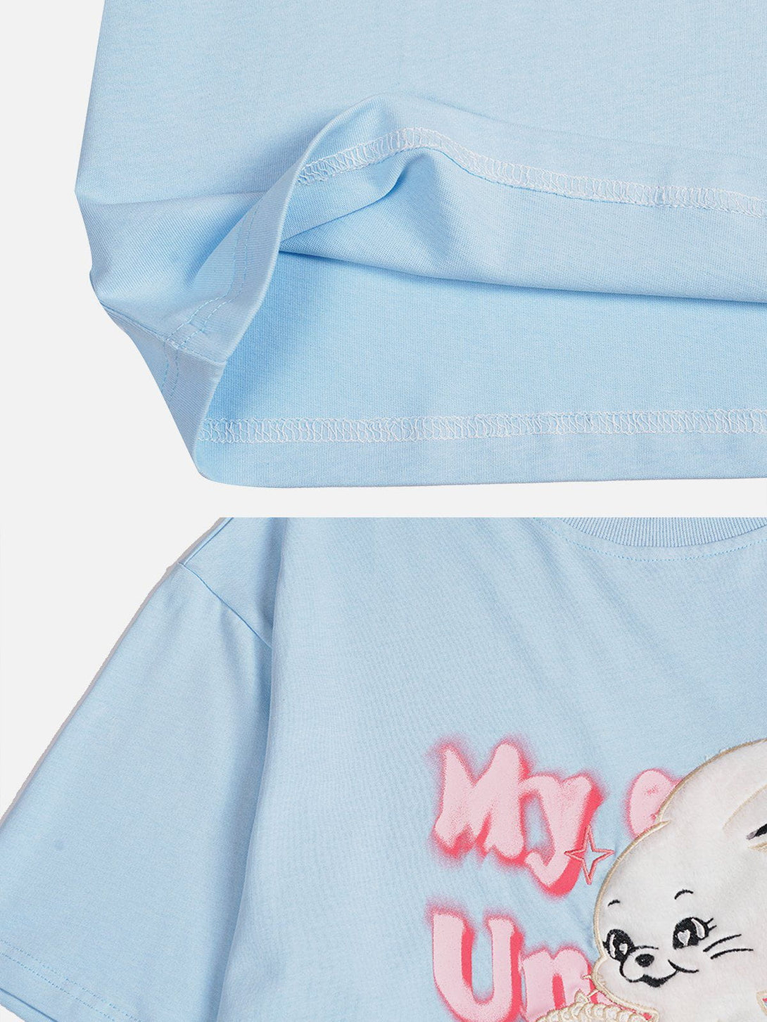 Helmiss - Rabbit Print Tee- Streetwear Fashion - helmiss.com