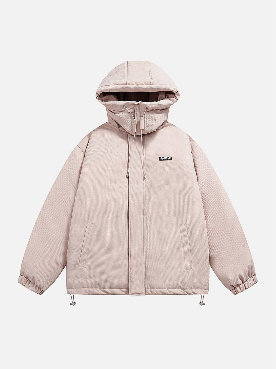 Helmiss - Removable Hood Solid Color Winter Coat- Streetwear Fashion - helmiss.com