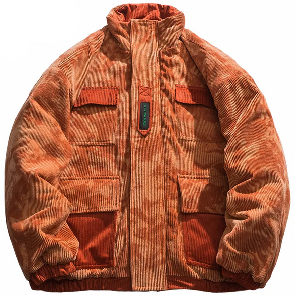 Helmiss - Retro Corduroy Coat- Streetwear Fashion - helmiss.com