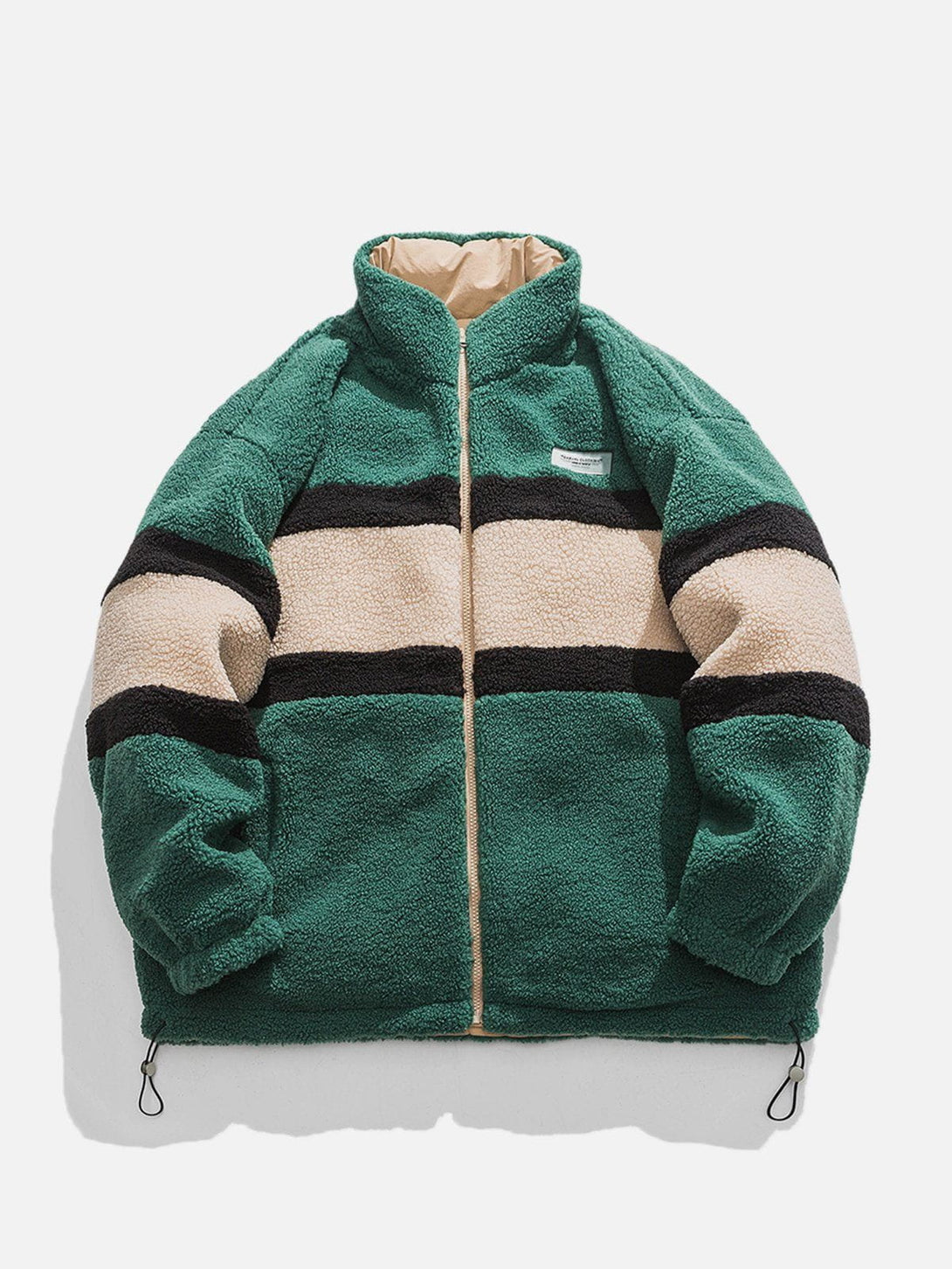 Helmiss - Reversible Sherpa Winter Coat- Streetwear Fashion - helmiss.com