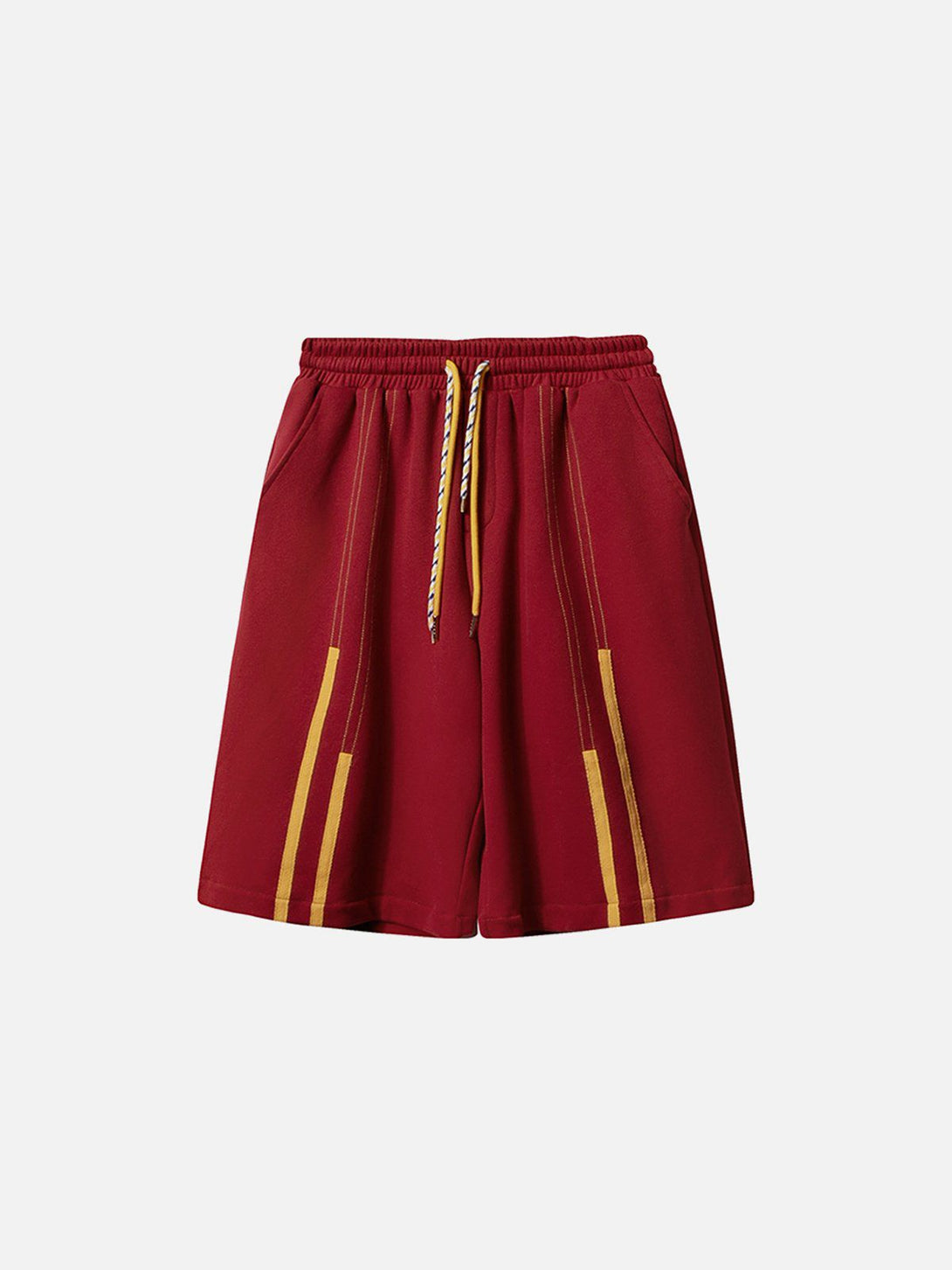 Helmiss - Ribbon Stripe Print Shorts- Streetwear Fashion - helmiss.com