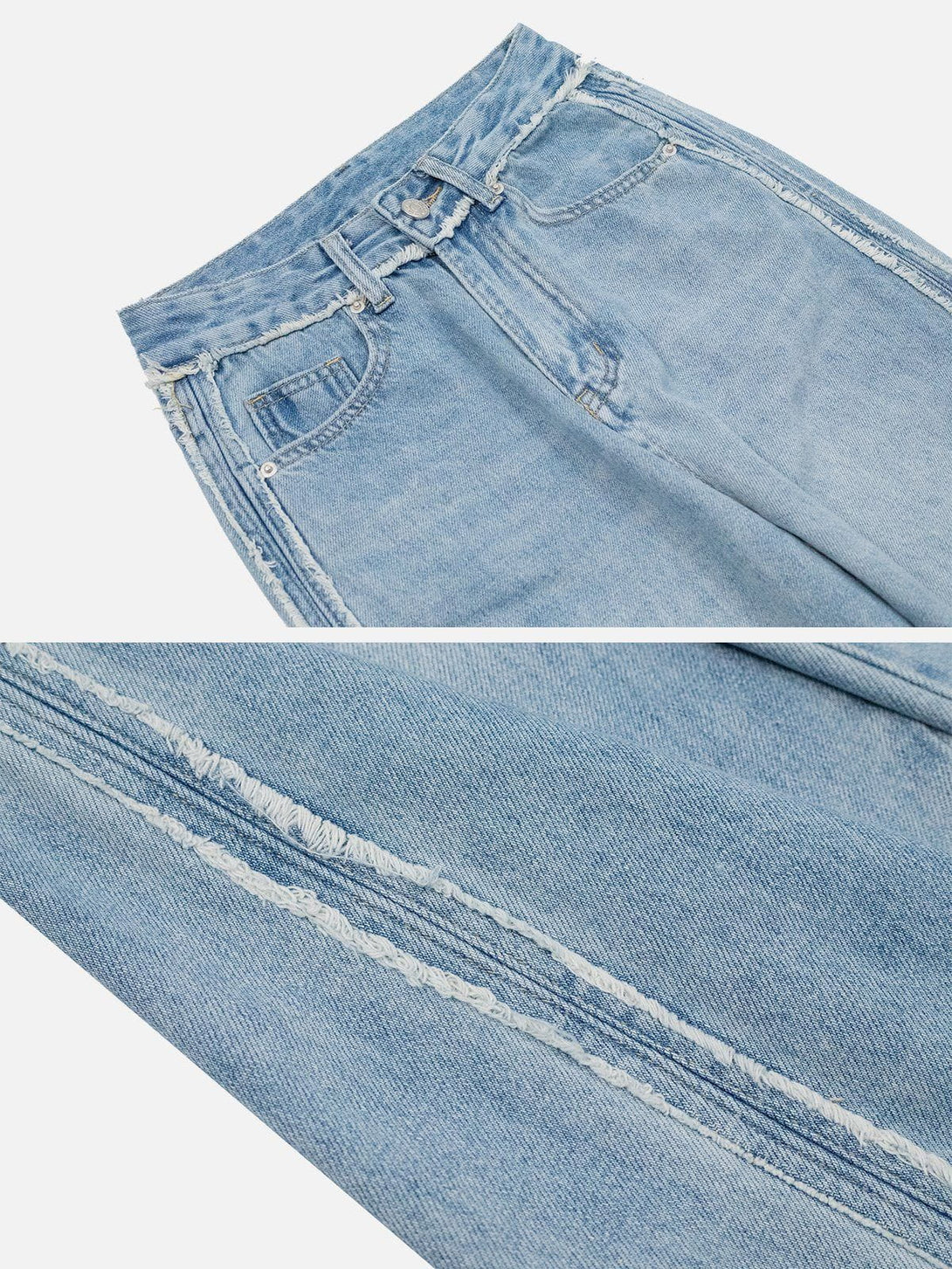 Helmiss - Rough Edge Jeans- Streetwear Fashion - helmiss.com