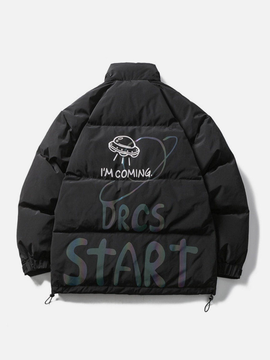 Helmiss - "START" Print Winter Coat- Streetwear Fashion - helmiss.com