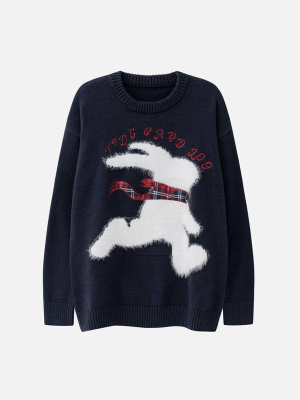 Helmiss - Scarf Cute Rabbit Sweater- Streetwear Fashion - helmiss.com