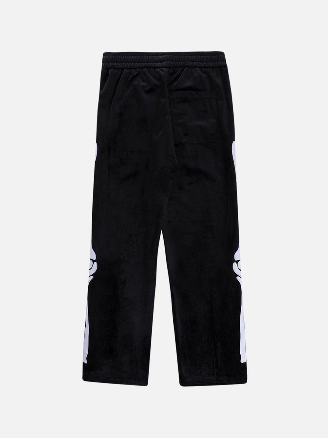 Helmiss - Side Embroidered Bone Print Pants- Streetwear Fashion - helmiss.com