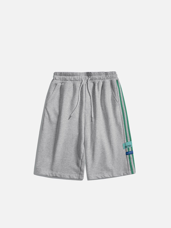 Helmiss - Side Stripes Shorts- Streetwear Fashion - helmiss.com