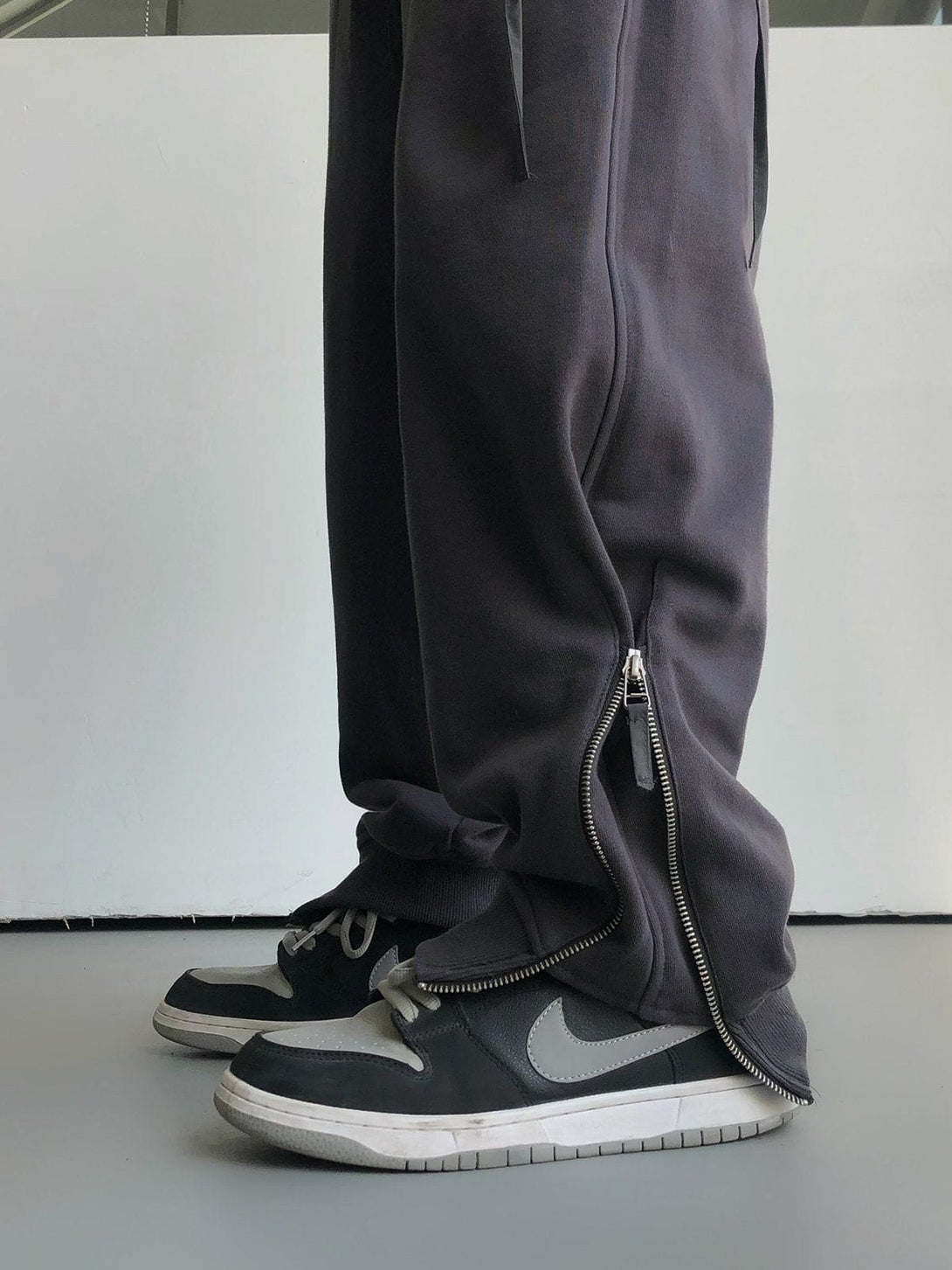 Helmiss - Side Zip Webbing Sweatpants- Streetwear Fashion - helmiss.com