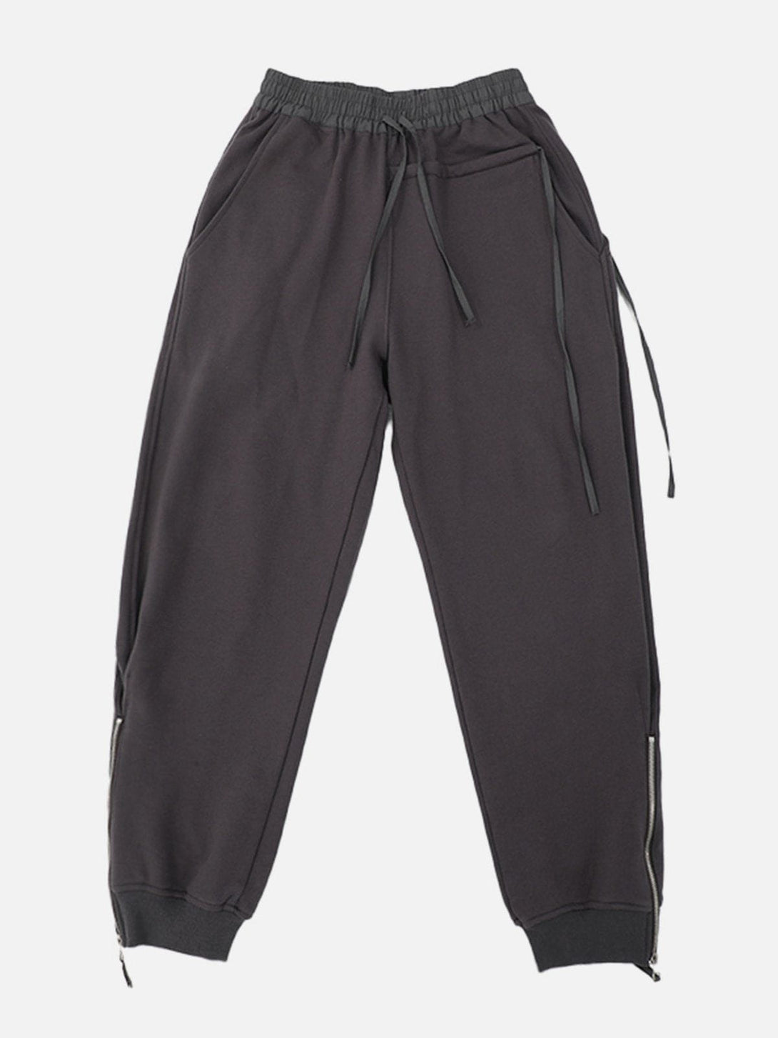 Helmiss - Side Zip Webbing Sweatpants- Streetwear Fashion - helmiss.com