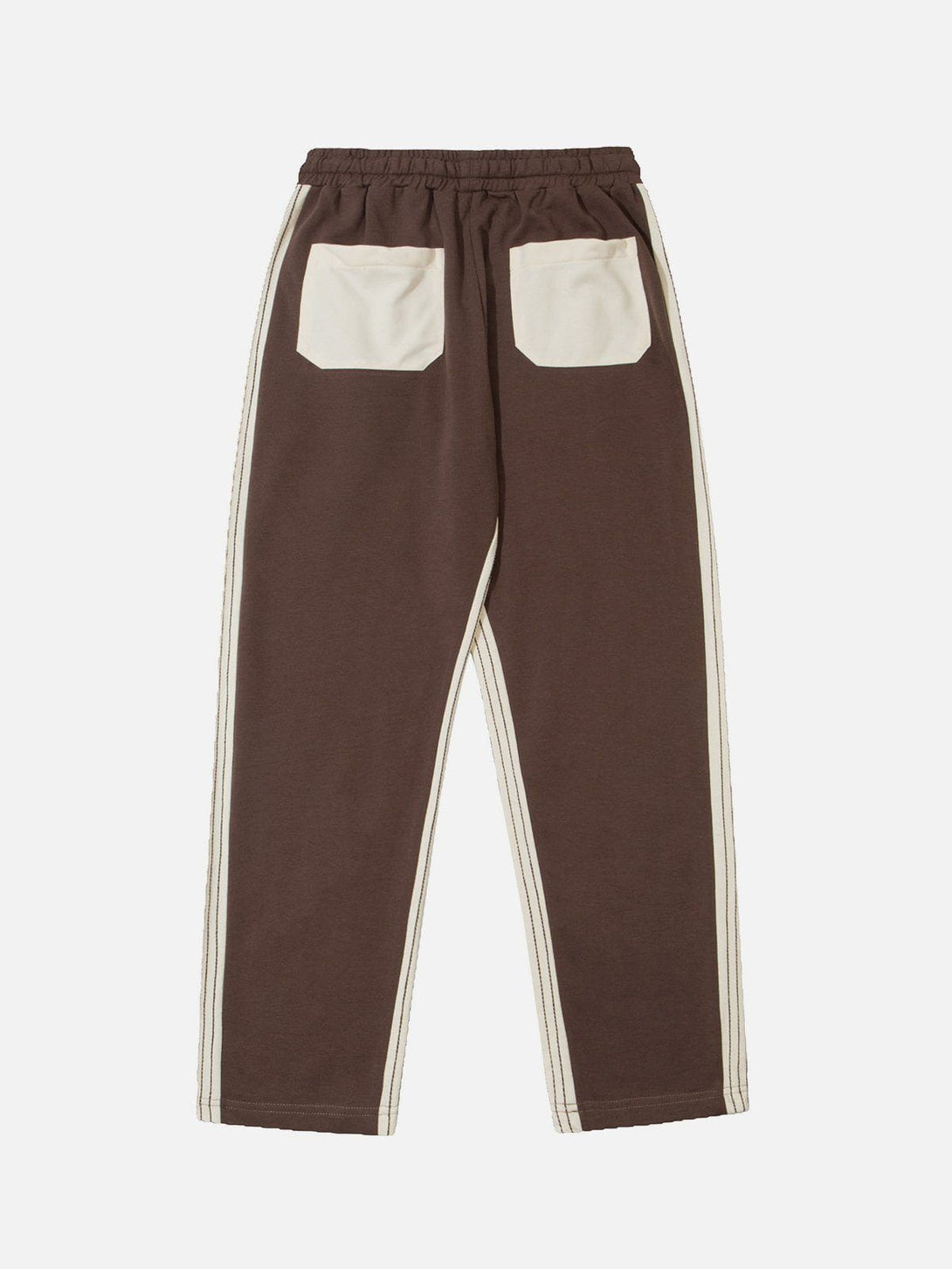 Helmiss - Side-stripe Terry Sweatpants- Streetwear Fashion - helmiss.com