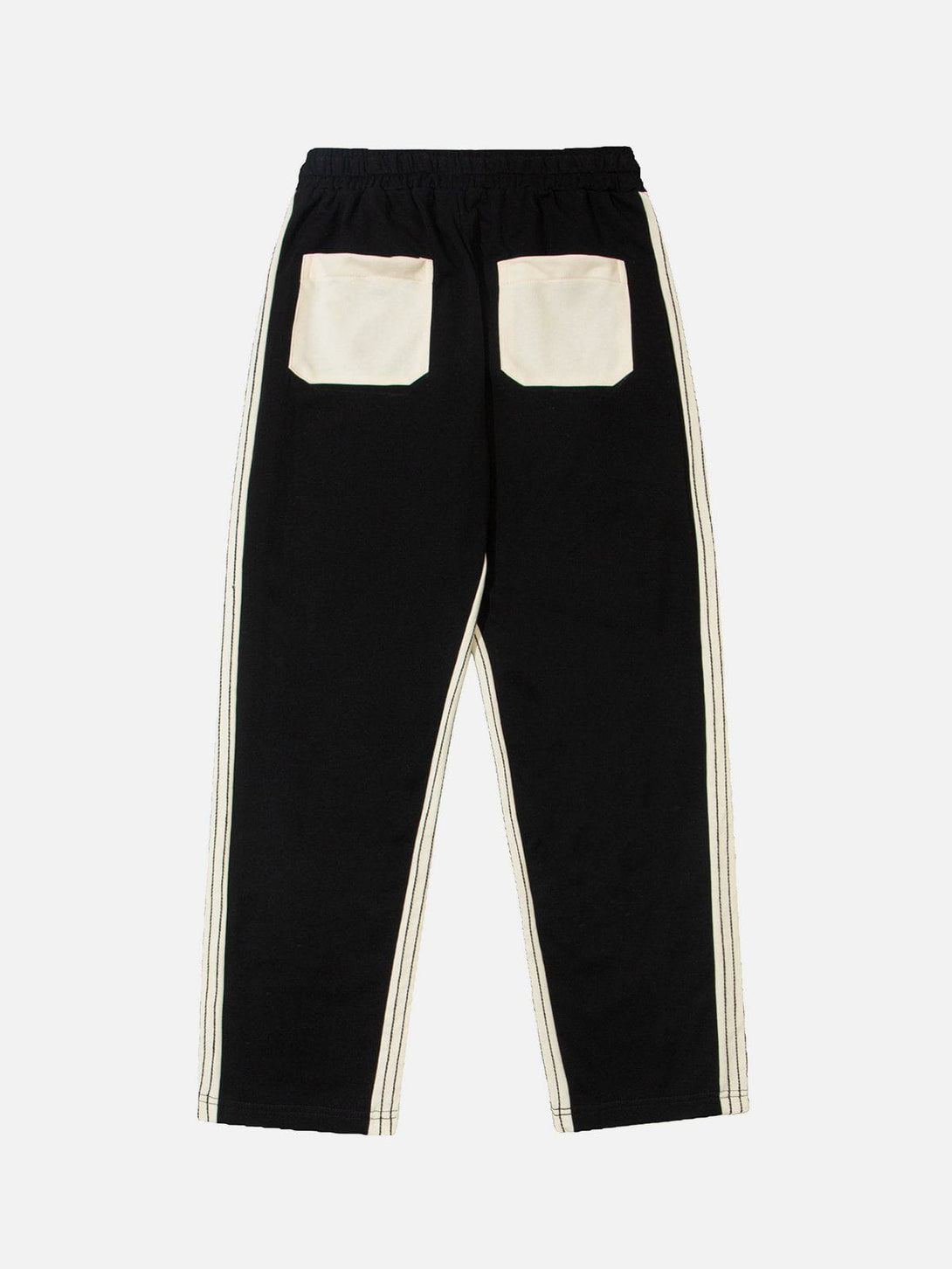 Helmiss - Side-stripe Terry Sweatpants- Streetwear Fashion - helmiss.com