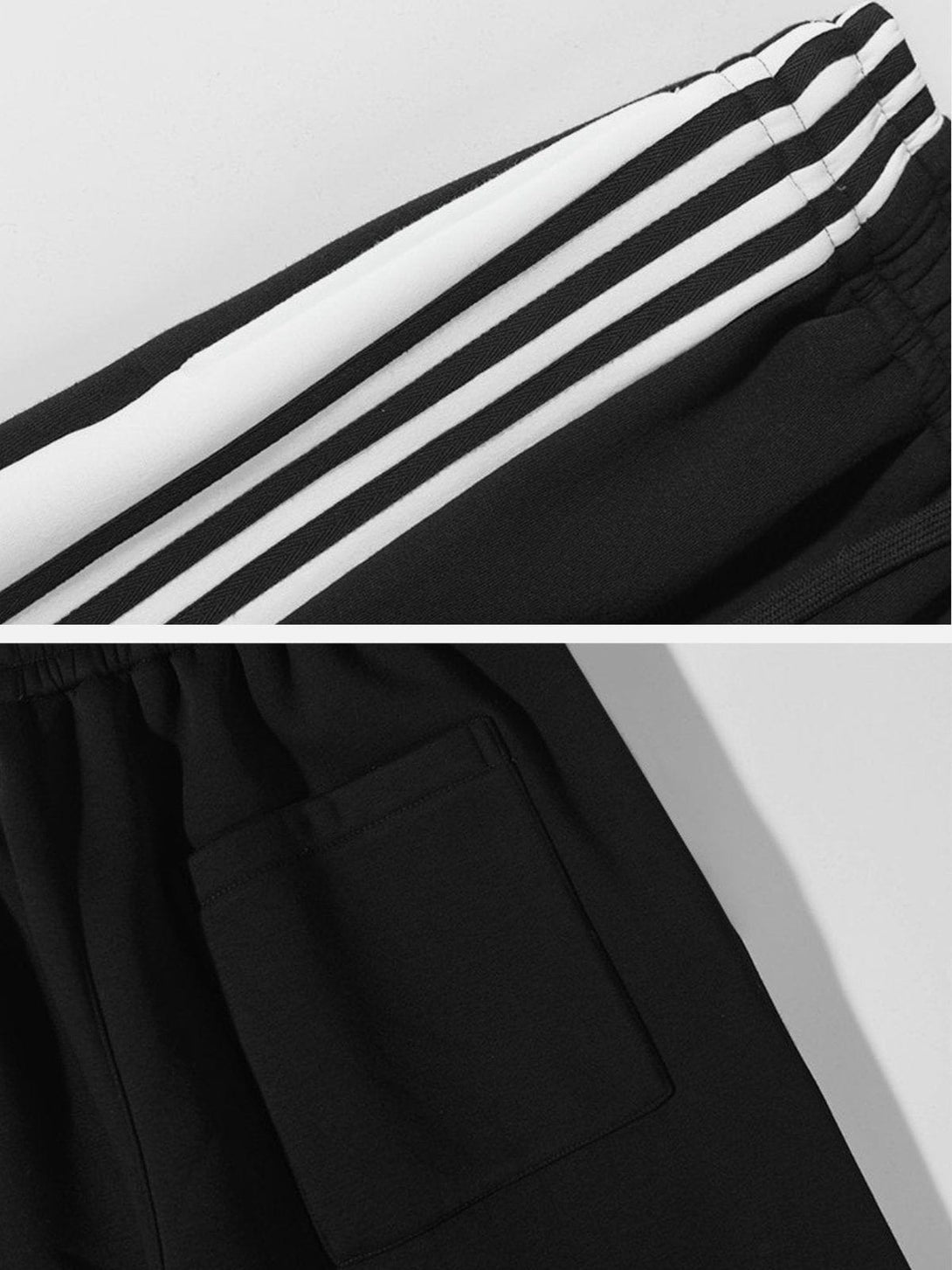 Helmiss - Simple Colorblock Stripe Sweatpants- Streetwear Fashion - helmiss.com