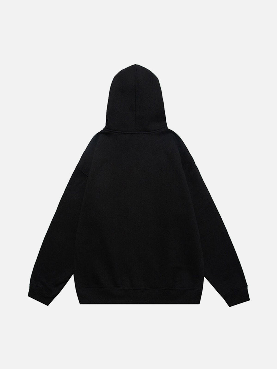 Helmiss - Simple Letter Print Hoodie- Streetwear Fashion - helmiss.com