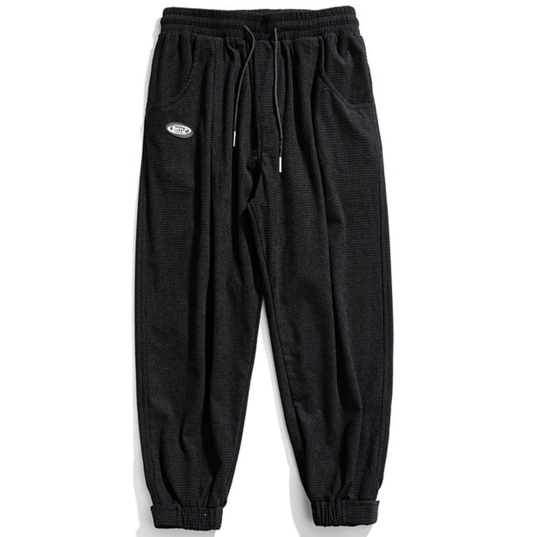 Helmiss - Simple Pure Color Corduroy Joggers- Streetwear Fashion - helmiss.com