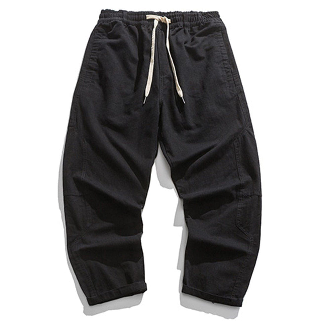 Helmiss - Simple Pure Color Pants- Streetwear Fashion - helmiss.com