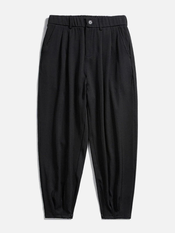 Helmiss - Simple Solid Color Drape Pants- Streetwear Fashion - helmiss.com