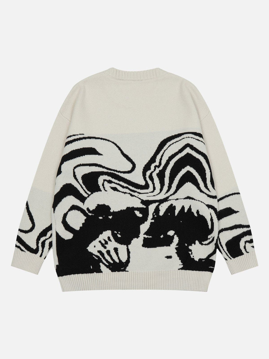 Helmiss - Skeleton Portrait Sweater- Streetwear Fashion - helmiss.com