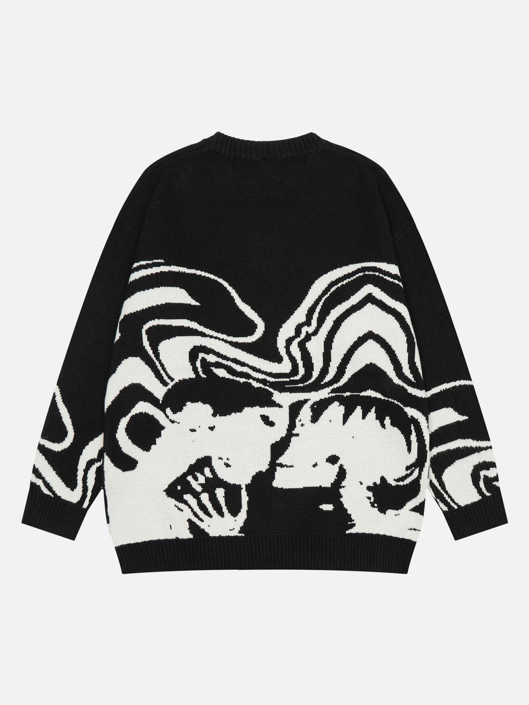 Helmiss - Skeleton Portrait Sweater- Streetwear Fashion - helmiss.com