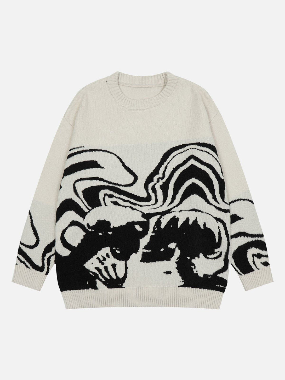 Helmiss - Skeleton Portrait Sweater- Streetwear Fashion - helmiss.com