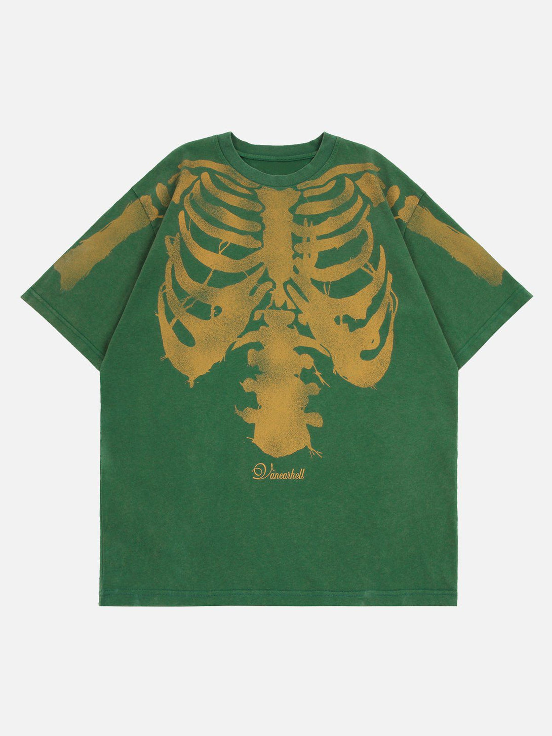 Helmiss - Skeleton Print Tee- Streetwear Fashion - helmiss.com