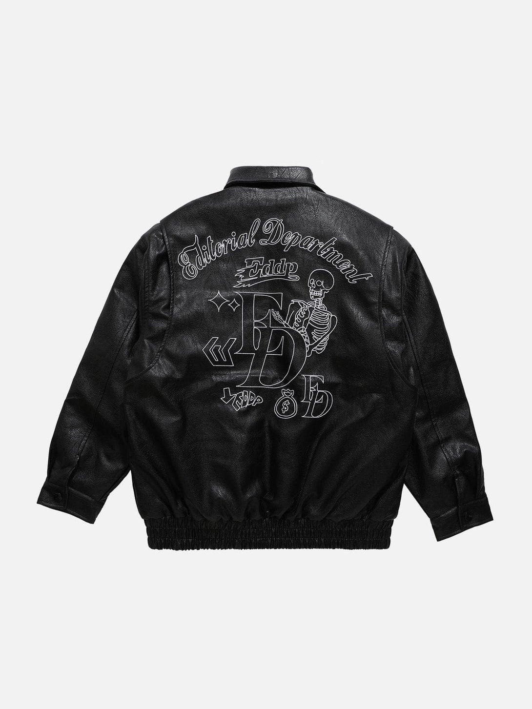 Helmiss - Skull Embroidery Winter Coat- Streetwear Fashion - helmiss.com