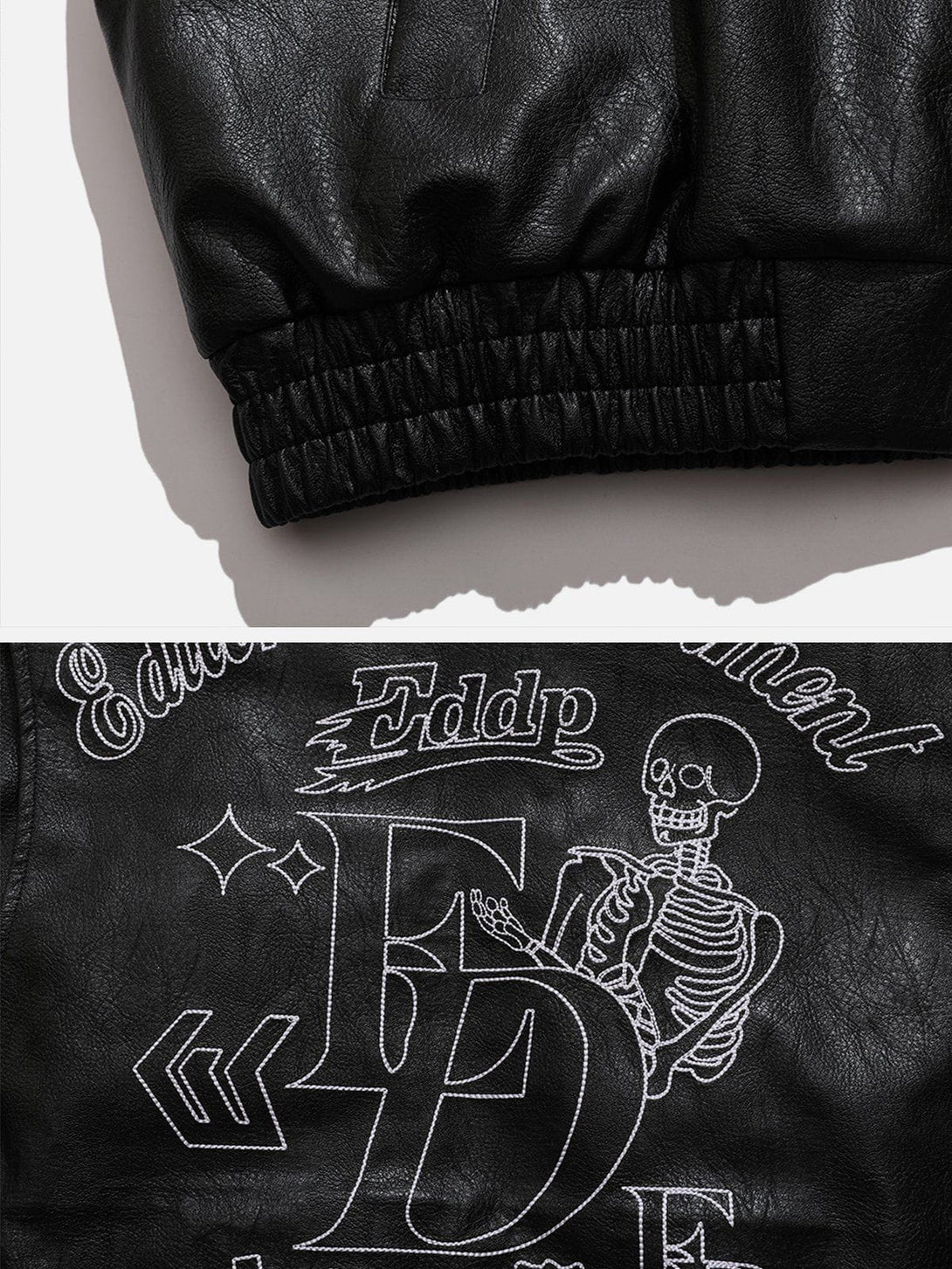 Helmiss - Skull Embroidery Winter Coat- Streetwear Fashion - helmiss.com