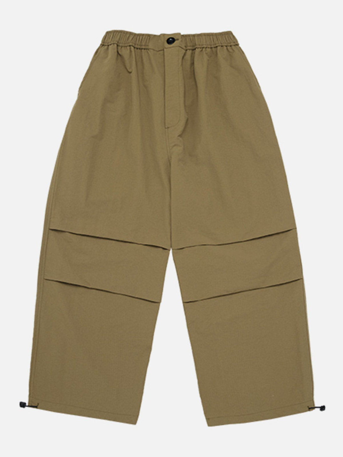 Helmiss - Solid Basic Style Drawstring Pants- Streetwear Fashion - helmiss.com