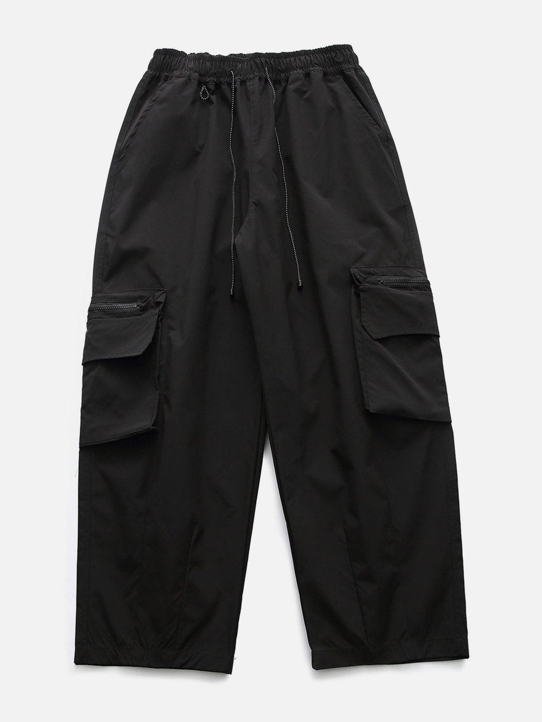 Helmiss - Solid Big Pocket Cargo Pants- Streetwear Fashion - helmiss.com