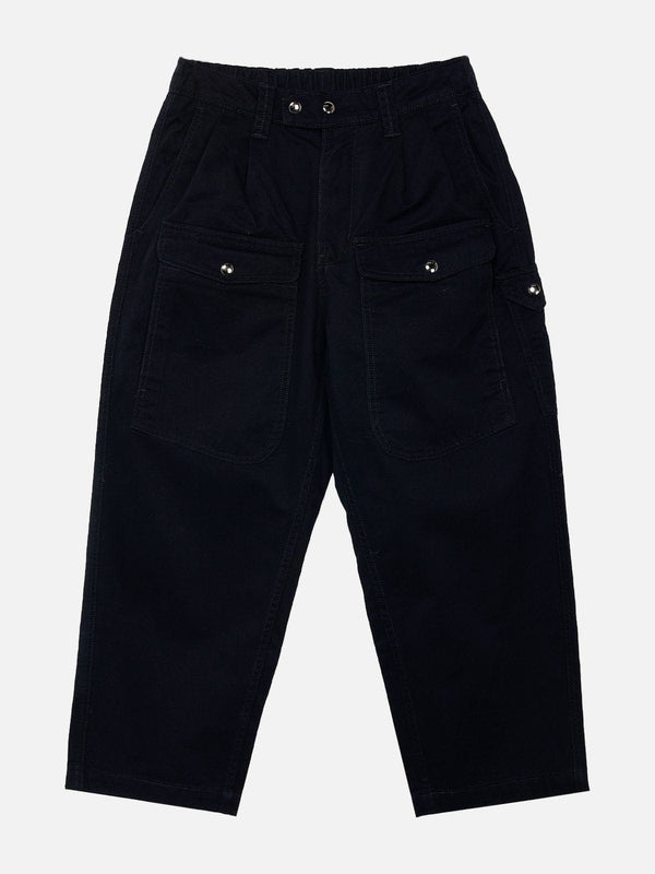 Helmiss - Solid Button Pants- Streetwear Fashion - helmiss.com