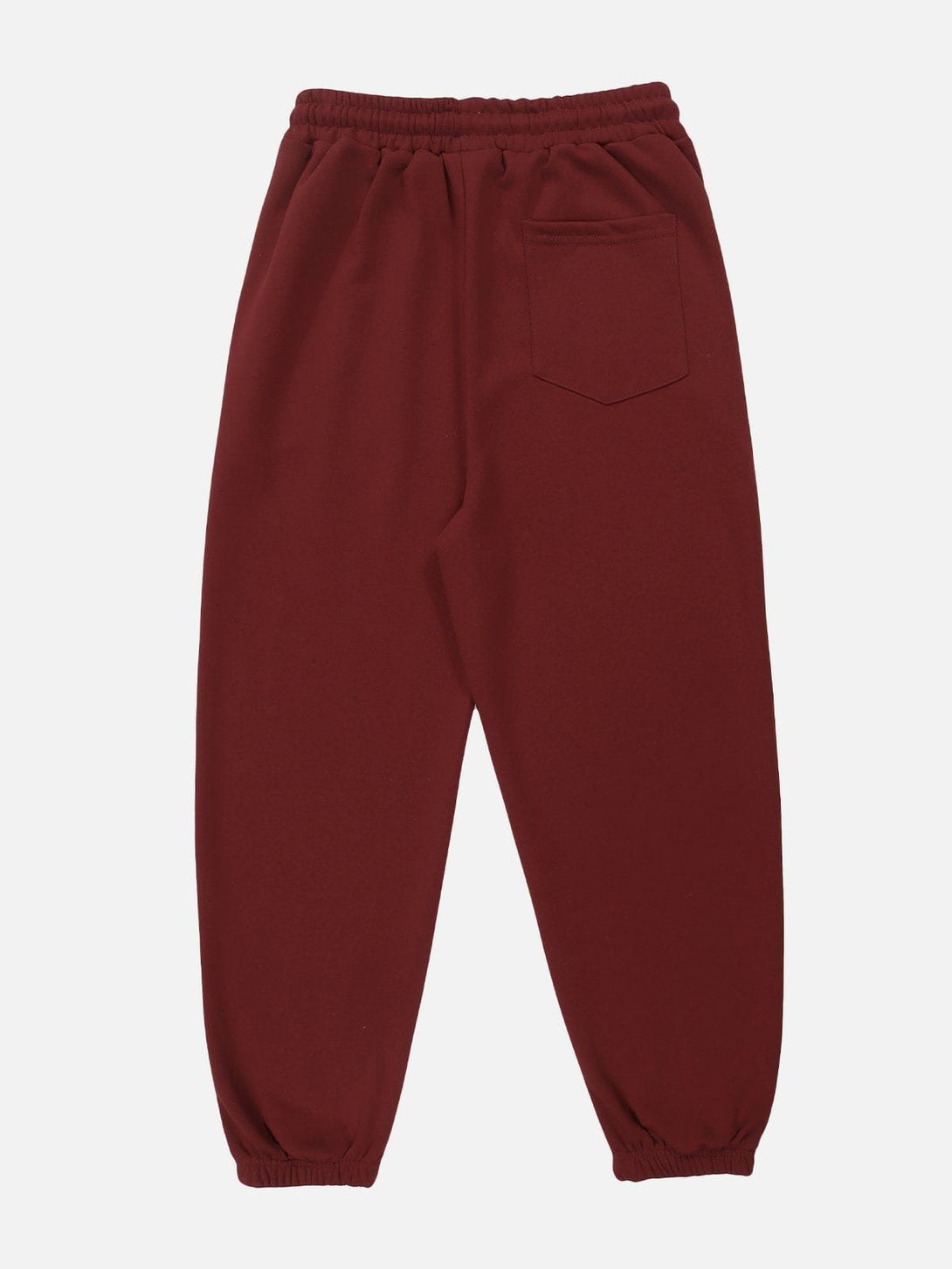 Helmiss - Solid Color Beach Print Sweatpants- Streetwear Fashion - helmiss.com