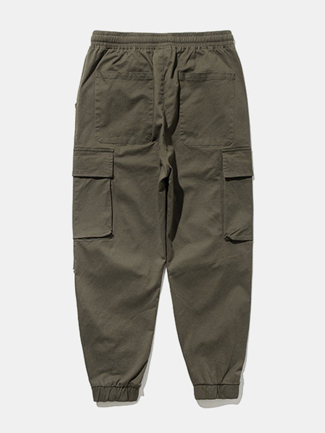 Helmiss - Solid Color Casual Cargo Pants- Streetwear Fashion - helmiss.com