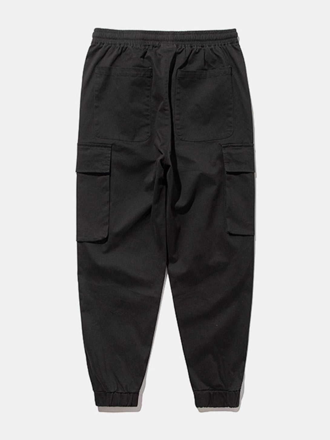 Helmiss - Solid Color Casual Cargo Pants- Streetwear Fashion - helmiss.com