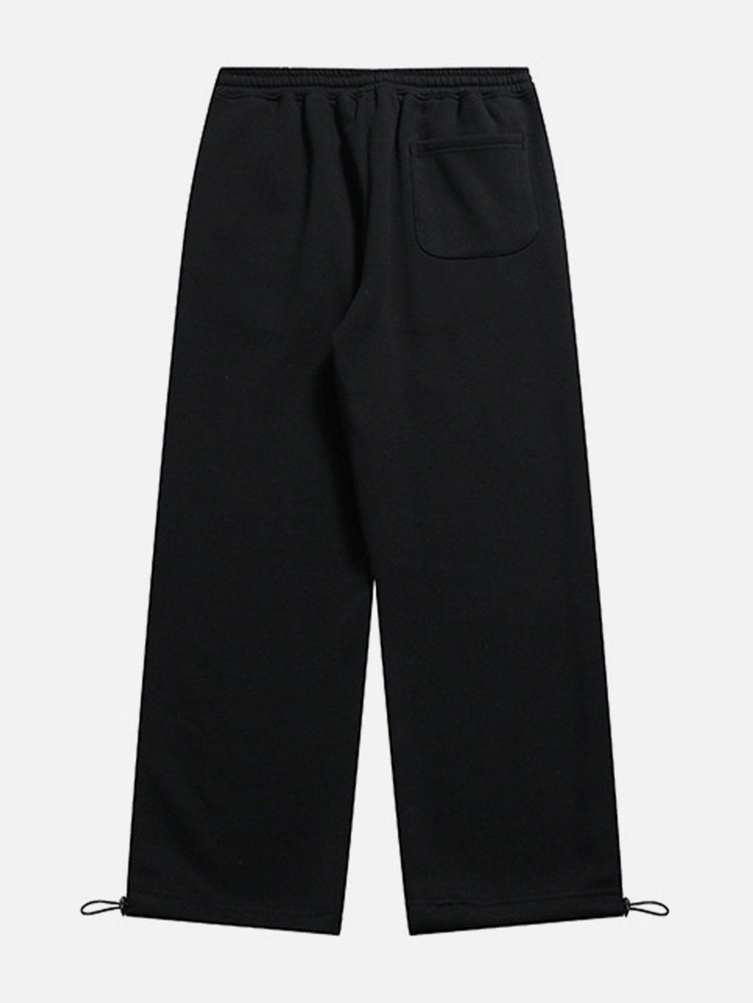 Helmiss - Solid Color Drawstring Pants- Streetwear Fashion - helmiss.com