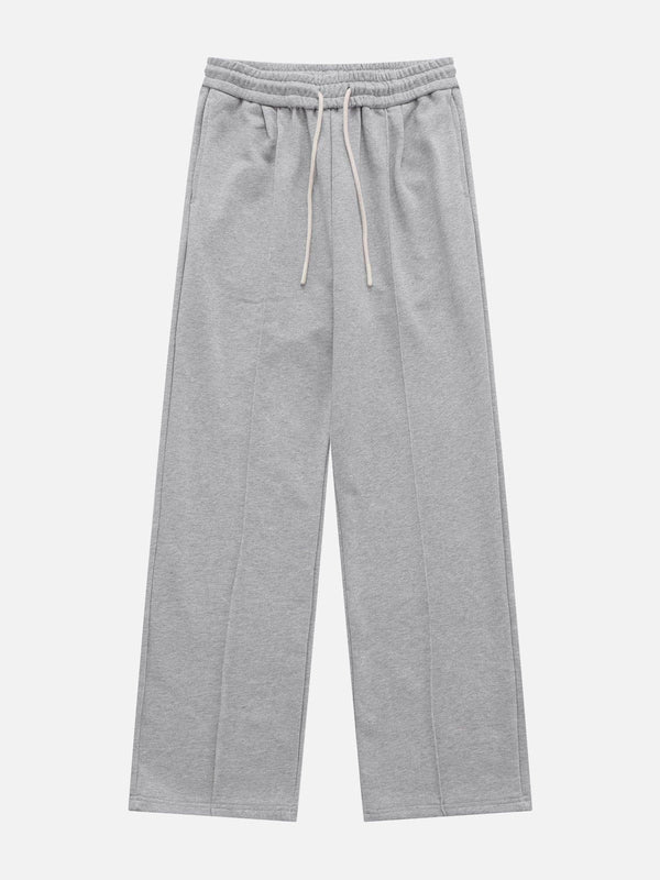 Helmiss - Solid Color Drawstring Sweatpants- Streetwear Fashion - helmiss.com