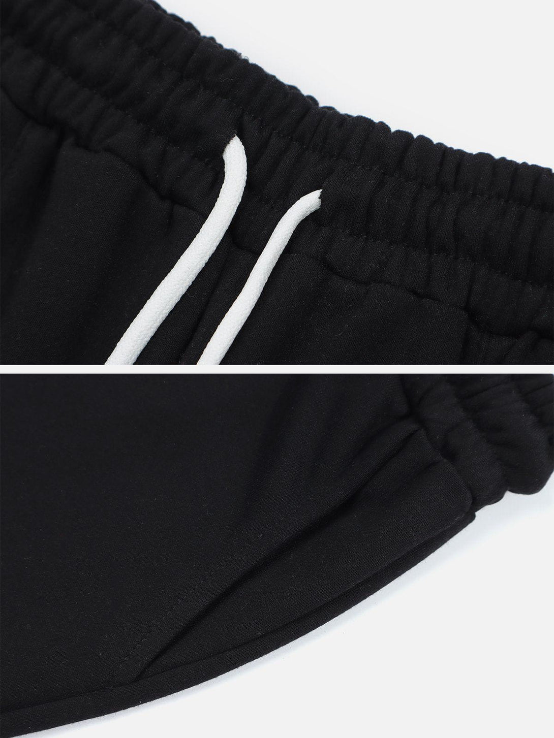 Helmiss - Solid Color Embroidery Sweatpants- Streetwear Fashion - helmiss.com