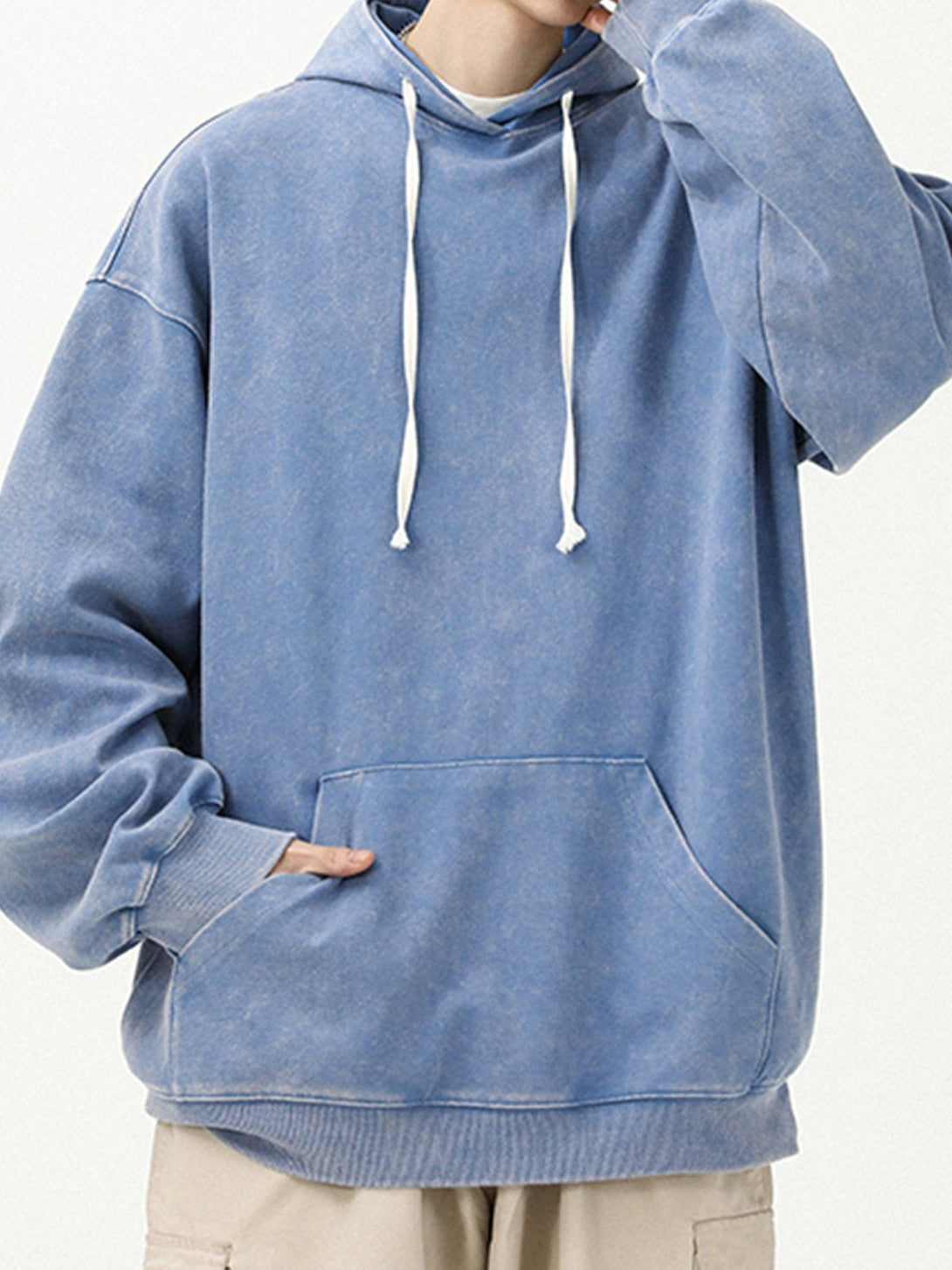 Helmiss - Solid Color Hoodie- Streetwear Fashion - helmiss.com