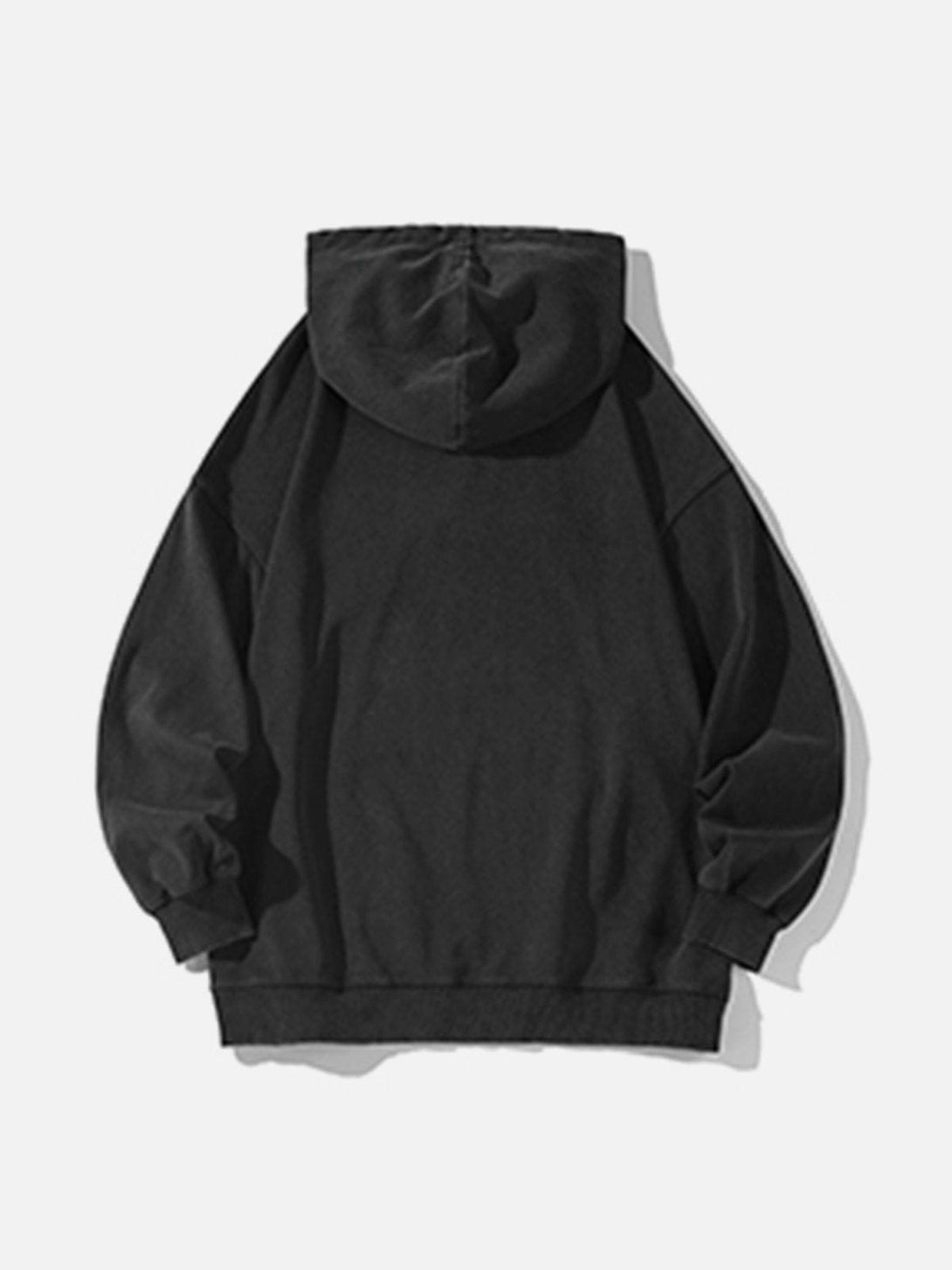 Helmiss - Solid Color Hoodie- Streetwear Fashion - helmiss.com