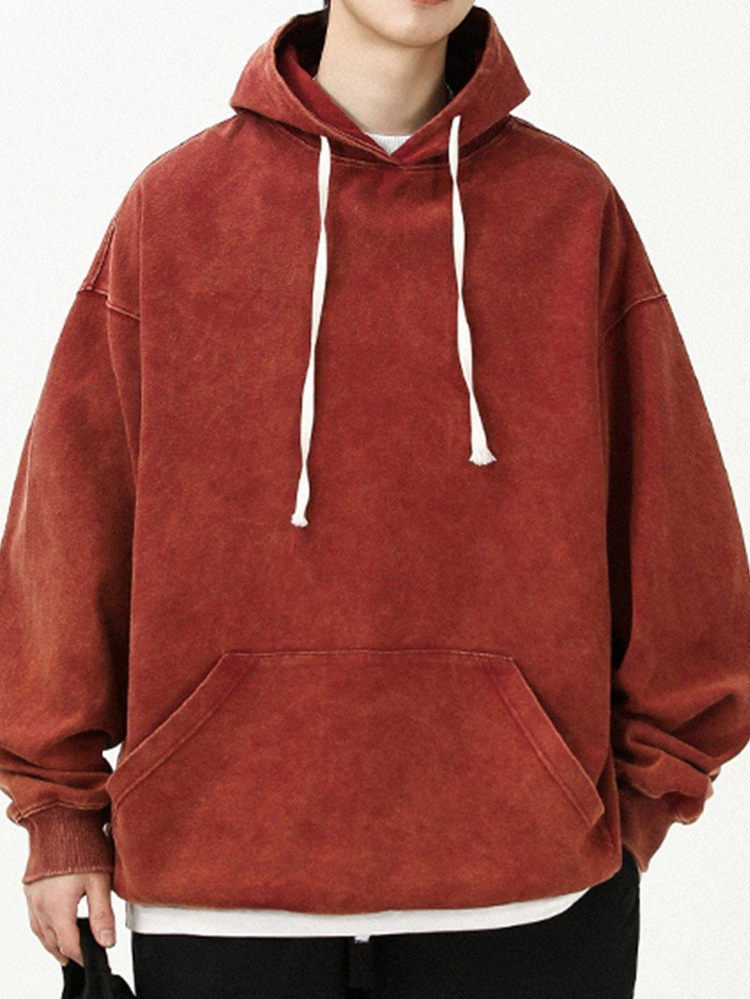 Helmiss - Solid Color Hoodie- Streetwear Fashion - helmiss.com