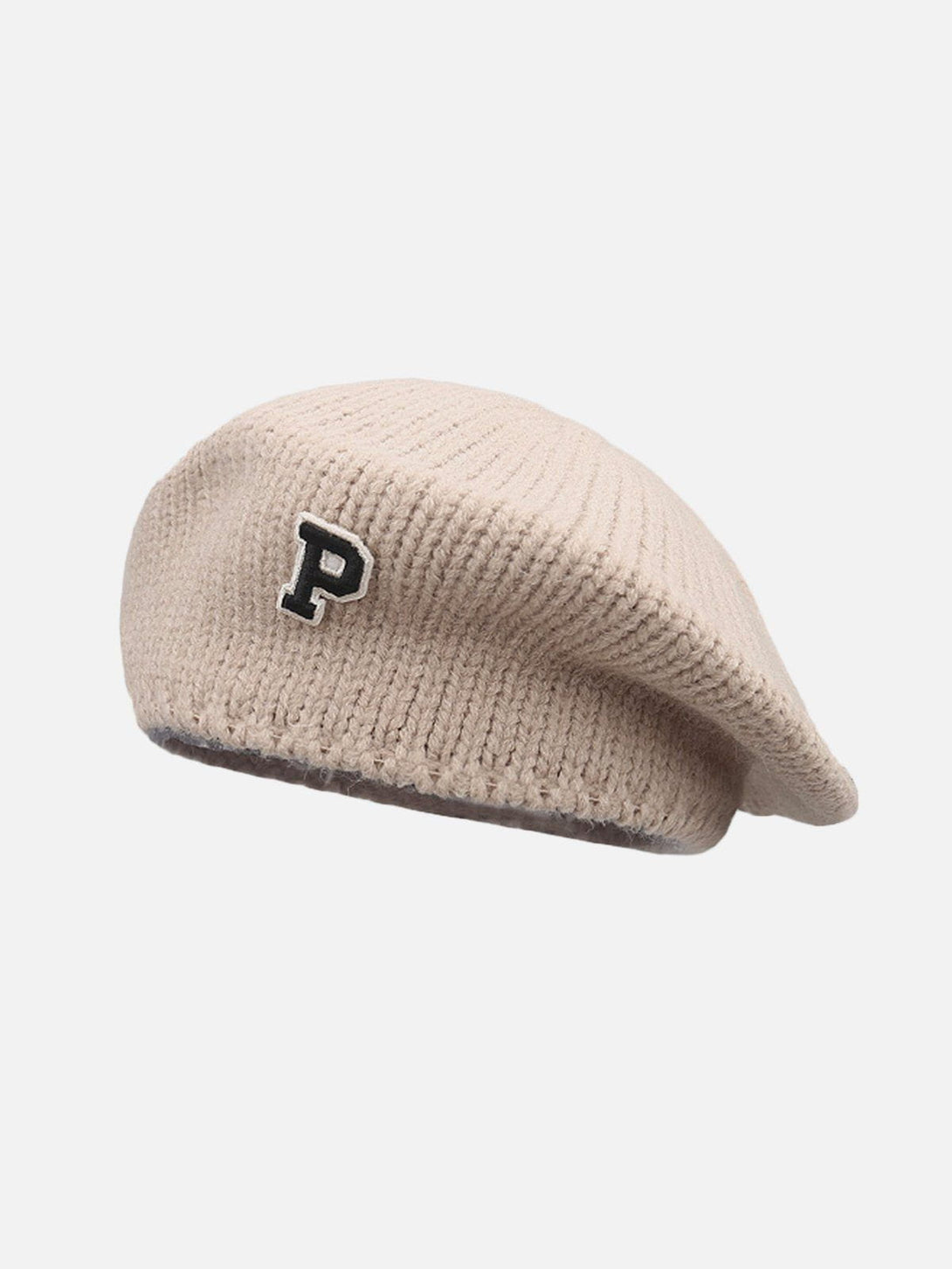 Helmiss - Solid Color Letter Wool Knitted Hat- Streetwear Fashion - helmiss.com