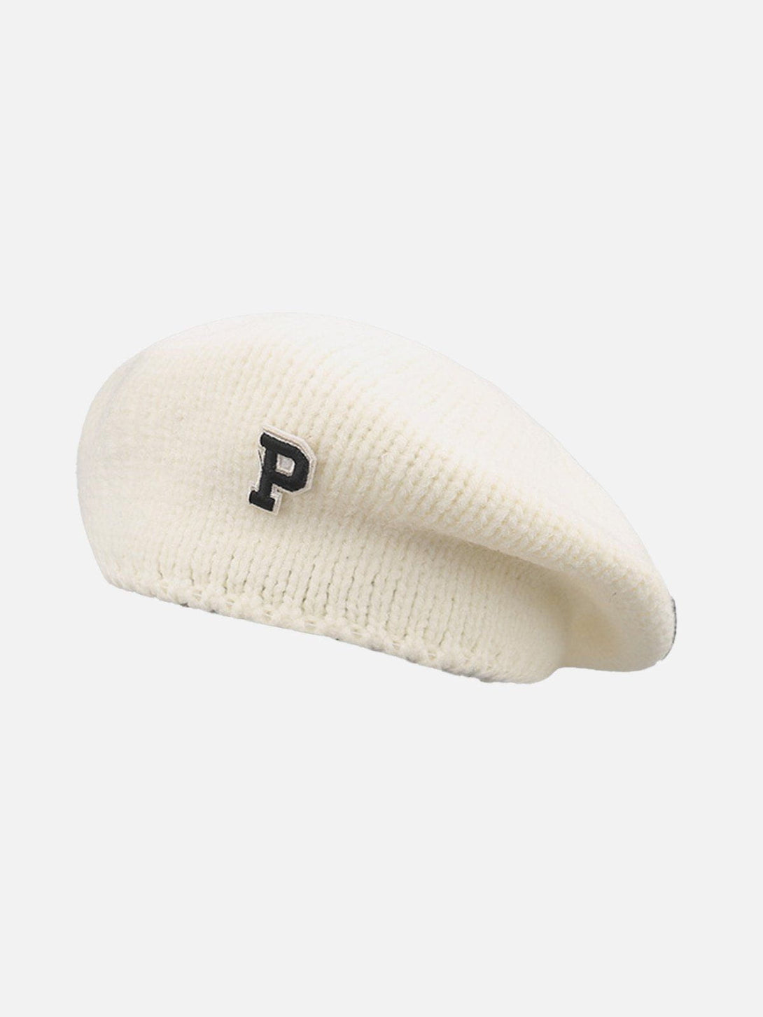 Helmiss - Solid Color Letter Wool Knitted Hat- Streetwear Fashion - helmiss.com