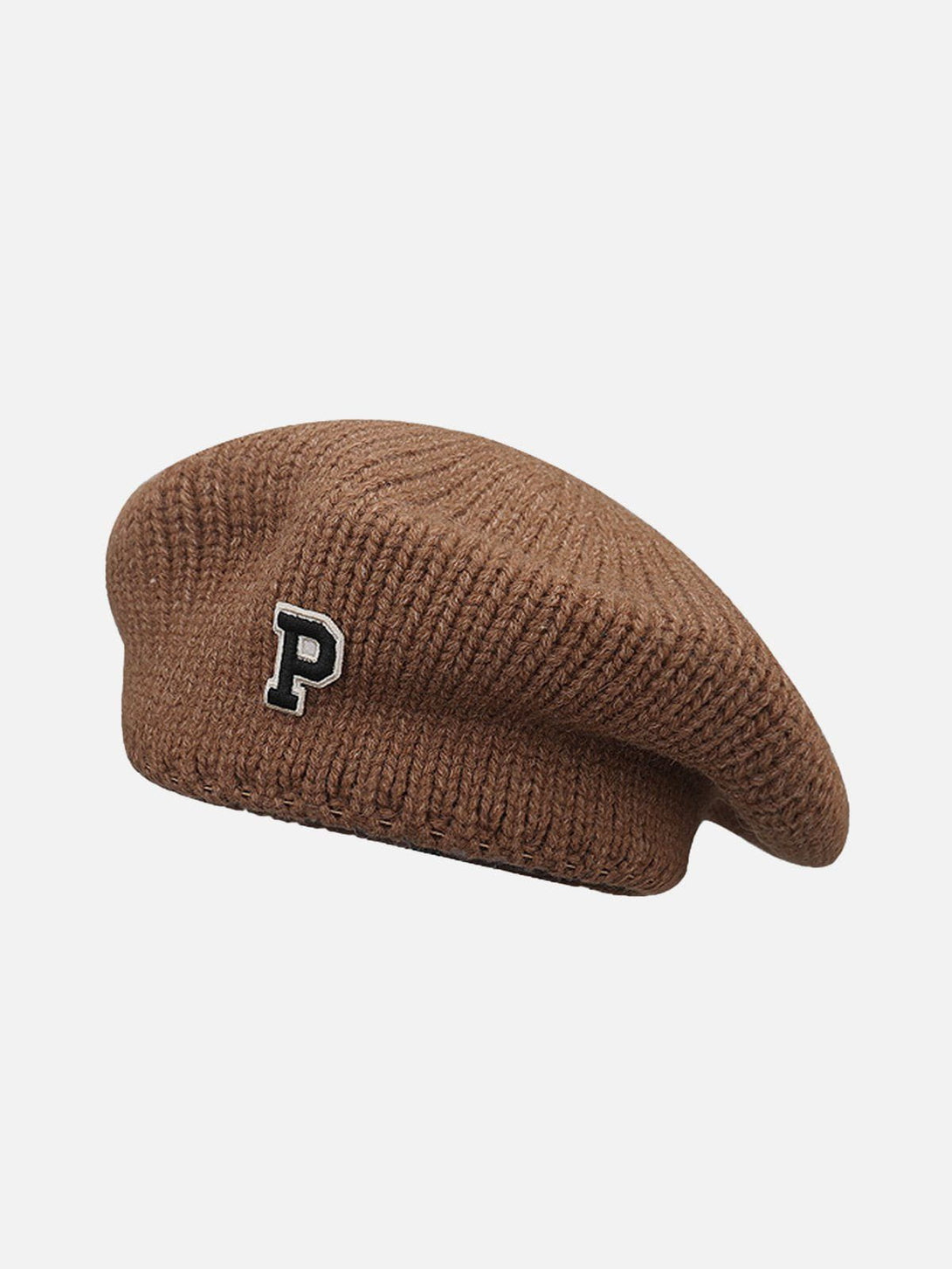 Helmiss - Solid Color Letter Wool Knitted Hat- Streetwear Fashion - helmiss.com