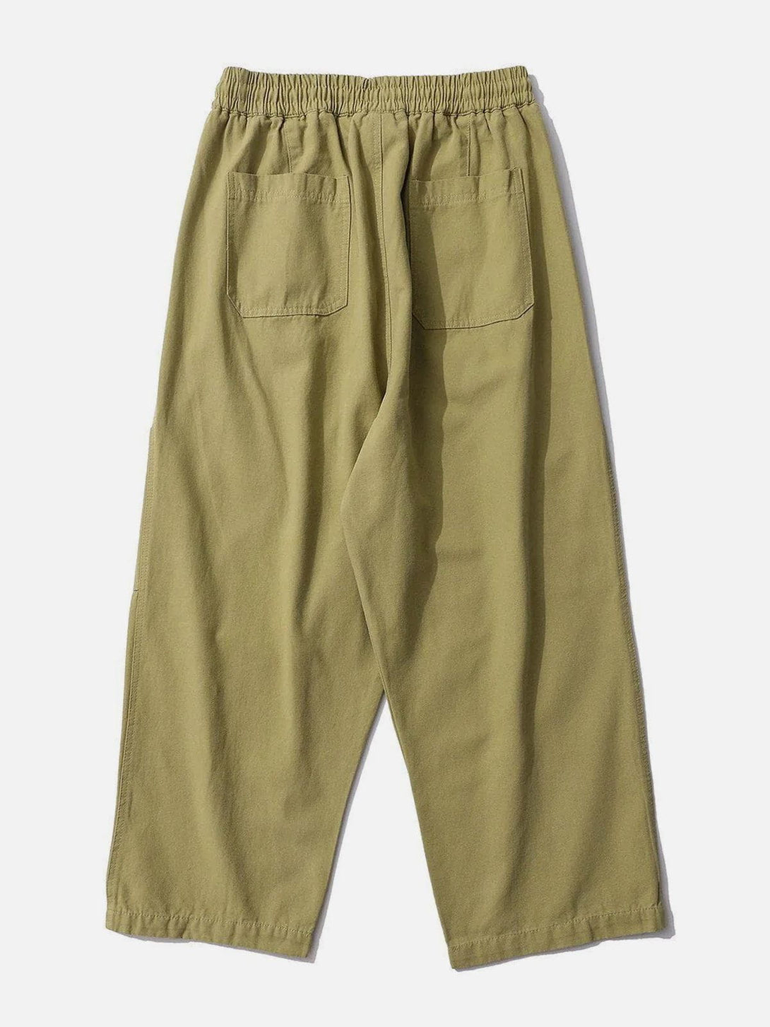 Helmiss - Solid Color Loose Casual Pants- Streetwear Fashion - helmiss.com