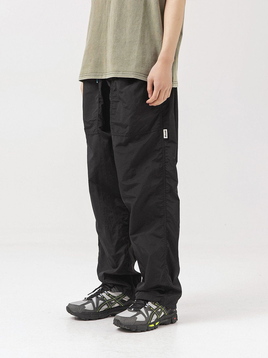 Helmiss - Solid Color Multiple Pockets Cargo Pants- Streetwear Fashion - helmiss.com