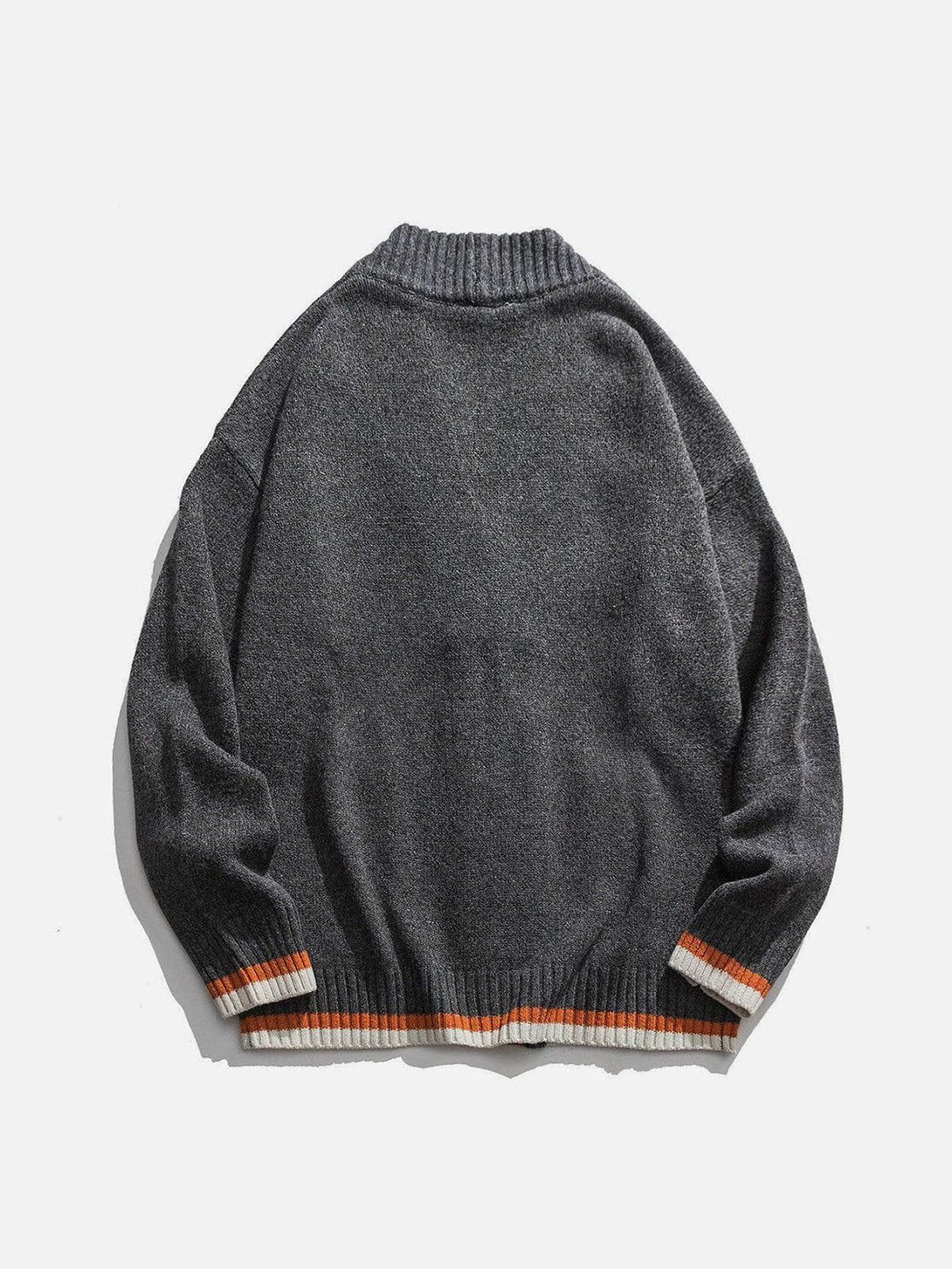 Helmiss - Solid Color Pocket Cardigan- Streetwear Fashion - helmiss.com