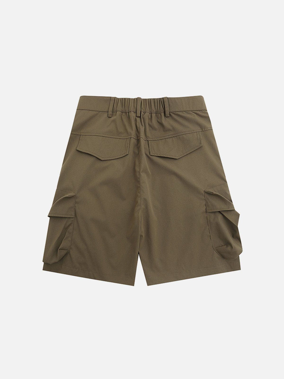 Helmiss - Solid Color Pocket Cargo Shorts- Streetwear Fashion - helmiss.com