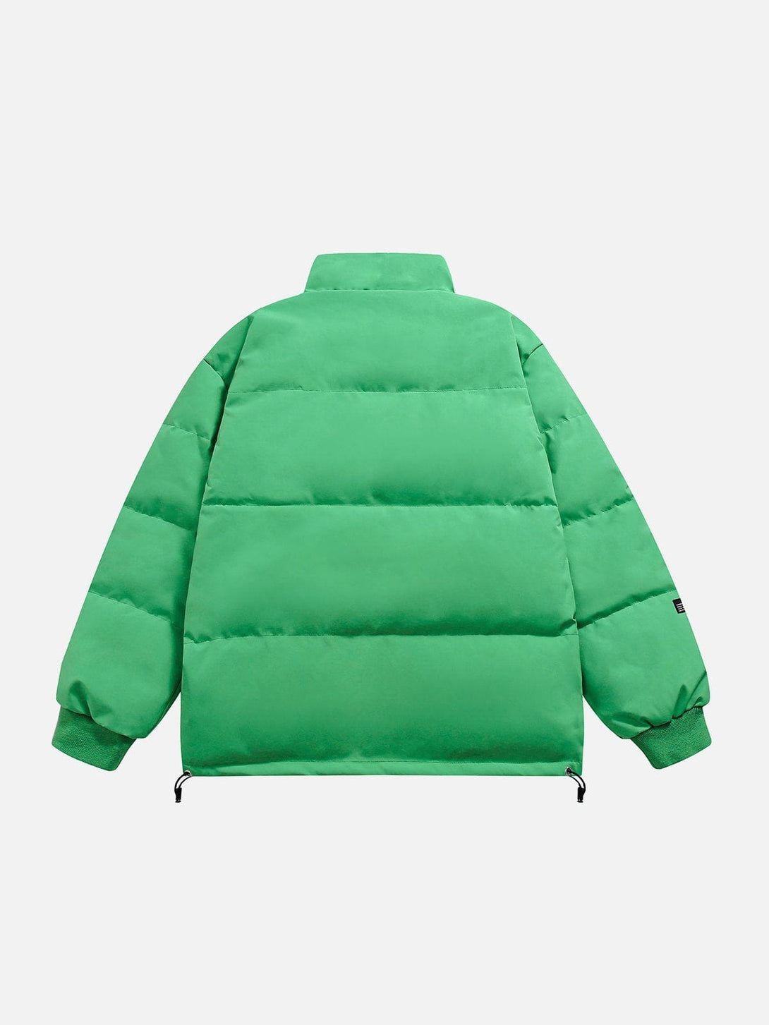 Helmiss - Solid Color Stand Collar Winter Coat- Streetwear Fashion - helmiss.com