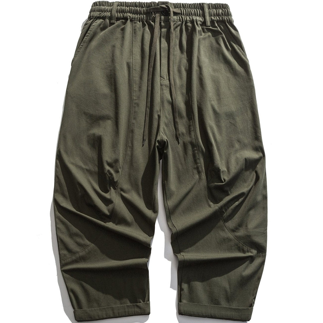 Helmiss - Solid Color Stitching Pants- Streetwear Fashion - helmiss.com