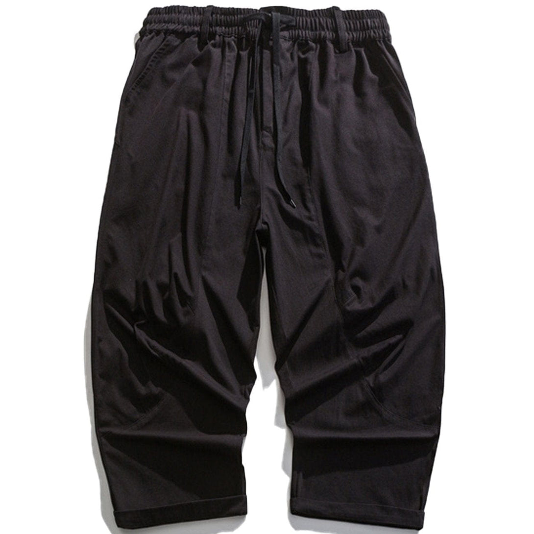 Helmiss - Solid Color Stitching Pants- Streetwear Fashion - helmiss.com