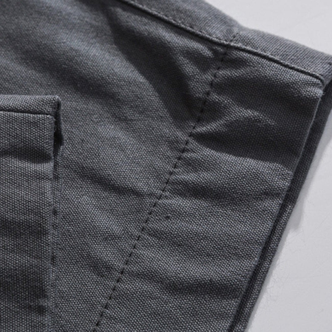 Helmiss - Solid Color Stitching Pants- Streetwear Fashion - helmiss.com